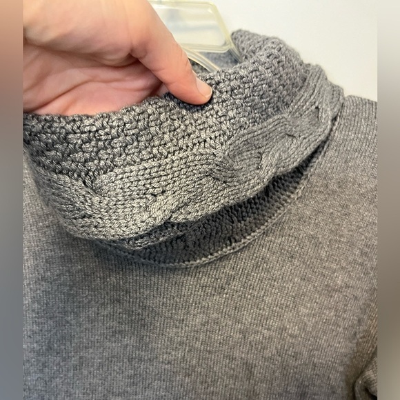 Loft Wool Blend Cowl Neck Sweater Sz S - Picture 3 of 6